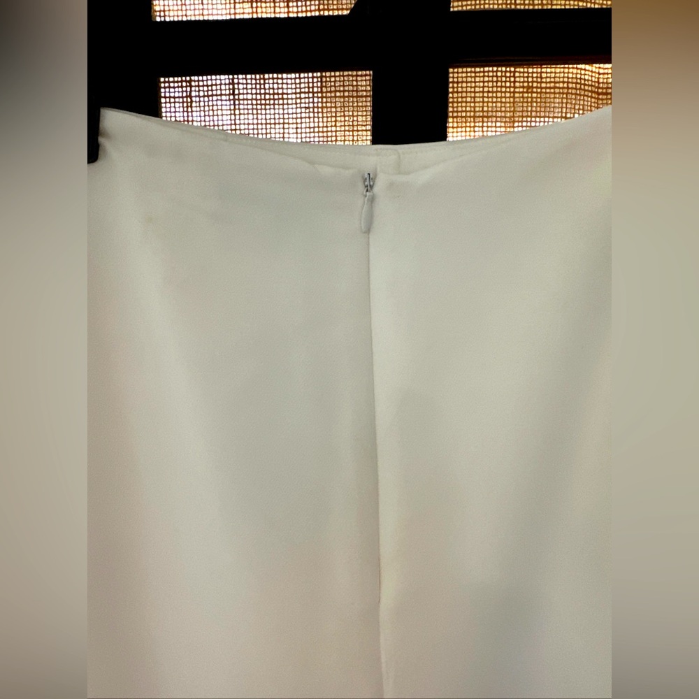 ⛔️SOLD⛔️Gianni Bini White Dixie Rhinestone Fringe Mini Skirt w/ Shorts Sz 2 - Picture 6 of 7